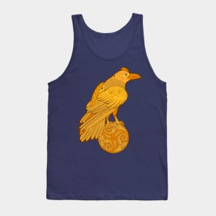 Magic gold crow Tank Top